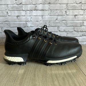 Adidas Men’s Golf Black Gold Leather Tour 360XT